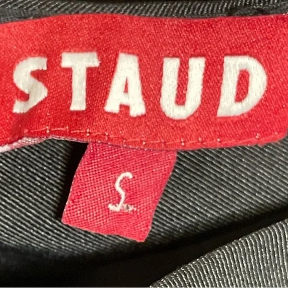 Staud Cubism Dress Argyle Black - Picture 10 of 10